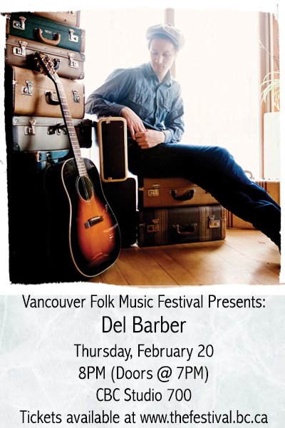 Del Barber @ Studio 700 Feb 20 2014 - May 9th @ Studio 700