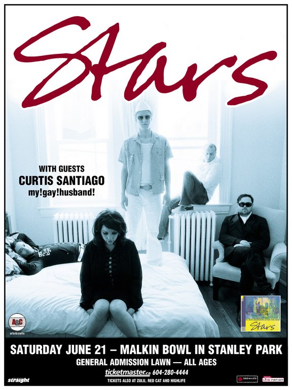 Stars, Curtis Santiago, My! Gay! Husband! @ Malkin Bowl (Stanley Park) Jun 21 2008 - May 12th @ Malkin Bowl (Stanley Park)