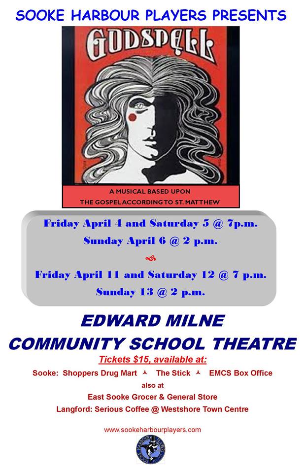 Godspell @ Edward Milne Community School Theatre - Apr 04, 2014
