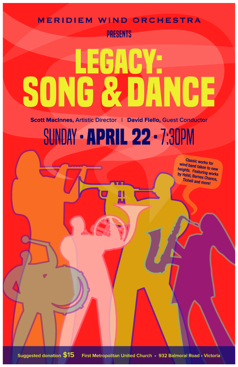 Legacy: Song & Dance: Meridiem Wind Orchestra @ United Commons (First Metropolitan United Church) - Apr 22, 2018
