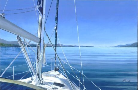 Becalmed in Paradise by 
Carol Borrett