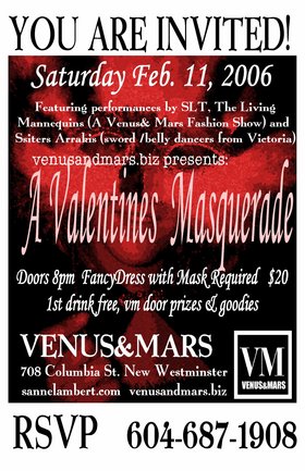 Sanne Lambert Trio, THE LIVING MANNEQUINS, Sisters Arrakis @ Venus&Mars New West Feb 11 2006 - May 6th @ Venus&Mars New West