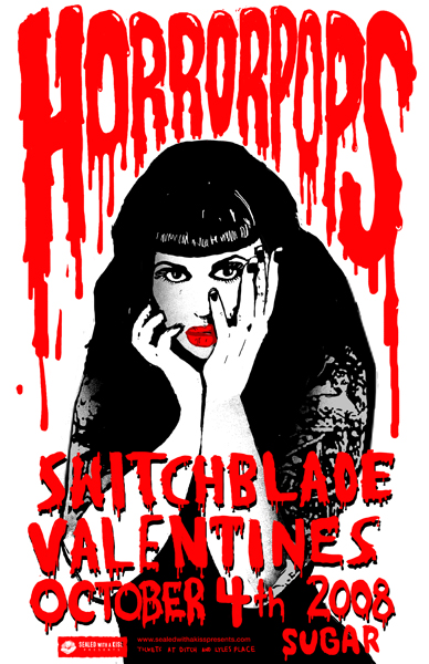 Horrorpops, The Switchblade Valentines @ Capital Ballroom Oct 4 2008 - May 7th @ Capital Ballroom