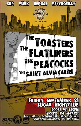 Union Label Fall Tour: The Toasters, The Peacocks, The Flatliners, Saint Alvia @ Capital Ballroom Sep 21 2007 - May 2nd @ Capital Ballroom