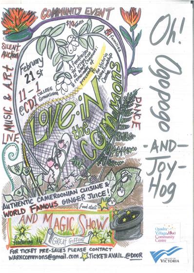 Wark Commons Fundraiser: OH! OGOPOGO!, The Great Giffoni Magic Show, Joy Hog @ CDI College Victoria gymnasium (entrance at the side or back) Feb 21 2016 - May 6th @ CDI College Victoria gymnasium (entrance at the side or back)