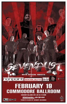 Sevendust, Nonpoint, Wicked Wisdom @ The Commodore Ballroom - Feb 19, 2006