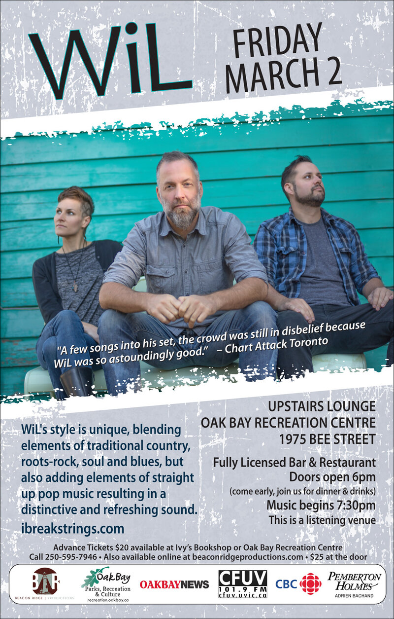 I Break Strings: Wil @ Sports View Lounge Mar 2 2018 - May 6th @ Sports View Lounge