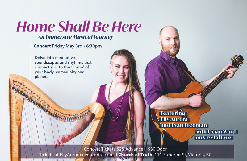 Home Shall Be Here - An Immersive Musical Journey: Eily Aurora, Evan Freeman, Ocian Ward @ Church Of Truth May 3 2019 - Jun 12th @ Church Of Truth