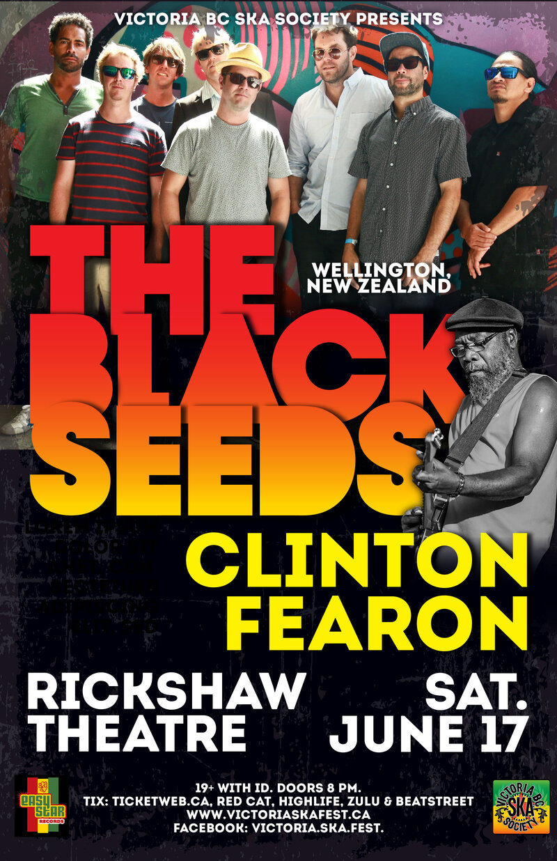 THE BLACK SEEDS & CLINTON FEARON acoustic  (Vancouver show): The Black Seeds, Clinton Fearon @ Rickshaw Theatre Jun 17 2017 - May 10th @ Rickshaw Theatre