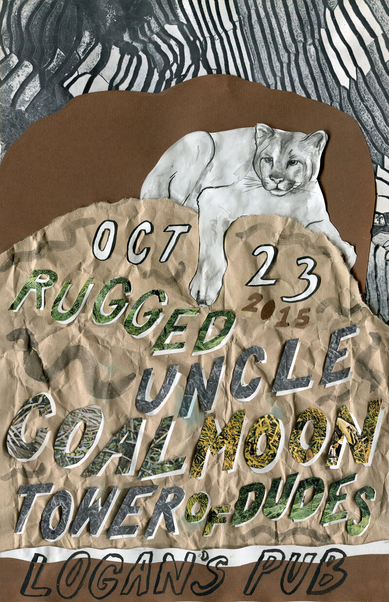Rugged Uncle, Coal Moon, The Tower of Dudes @ Logan's Pub Oct 23 2015 - May 6th @ Logan's Pub