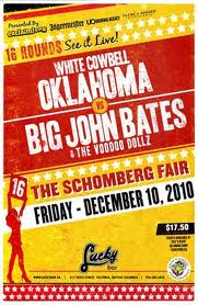 White Cowbell Oklahoma, Big John Bates & the Voodoo Dollz, The Schomberg Fair @ Lucky Bar - Dec 10, 2010