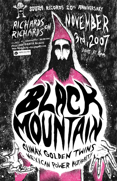 Black Mountain, Climax Golden Twins, MEXICAN POWER AUTHORITY @ Richard's On Richards Nov 3 2007 - May 6th @ Richard's On Richards