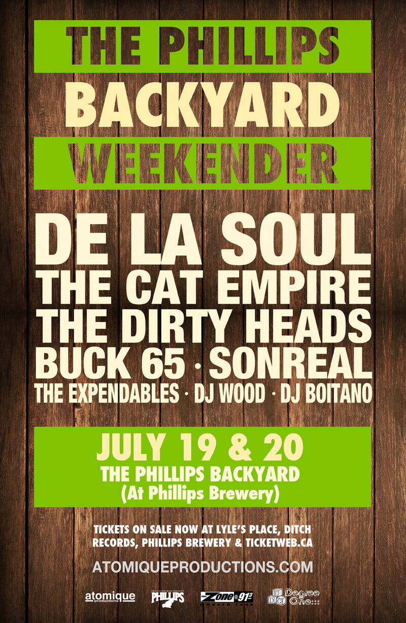 THE PHILLIPS BACKYARD WEEKENDER: The Cat Empire, Dirty Heads, The Expendables, DJ Boitano @ The Phillips Backyard Jul 19 2013 - May 6th @ The Phillips Backyard