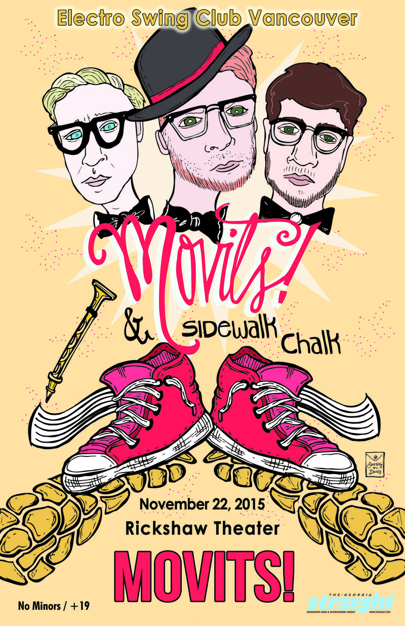Movits!, Sidewalk Chalk @ Rickshaw Theatre Nov 22 2015 - May 7th @ Rickshaw Theatre