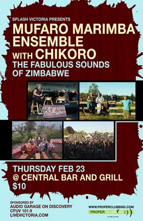 Come and dance to marimba!!: Mufaro, Chikoro @ Central Bar & Grill Feb 23 2006 - May 7th @ Central Bar & Grill
