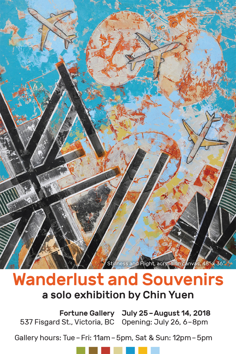 Wanderlust and Souvenirs: Chin Yuen @ Fortune Gallery Jul 25 2018 - May 5th @ Fortune Gallery