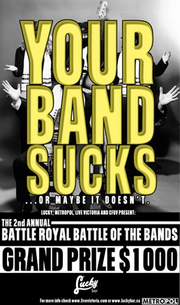 The 2nd Annual Battle Royale! (Night III): Maurice, The Dirty, Where's Veronica?, Stone Creek @ Lucky Bar Nov 16 2004 - May 5th @ Lucky Bar