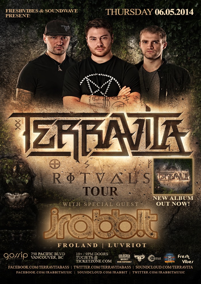 TERRAVITA & JRABBIT @ GOSSIP: Terravita, jrabbit, Froland, Luv Riot @ Gossip Nightclub - Jun 05, 2014