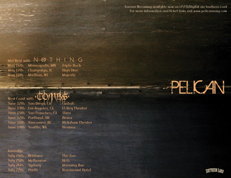 Pelican, Tombs, And Special Guests @ Neumos Jun 19 2014 - May 7th @ Neumos
