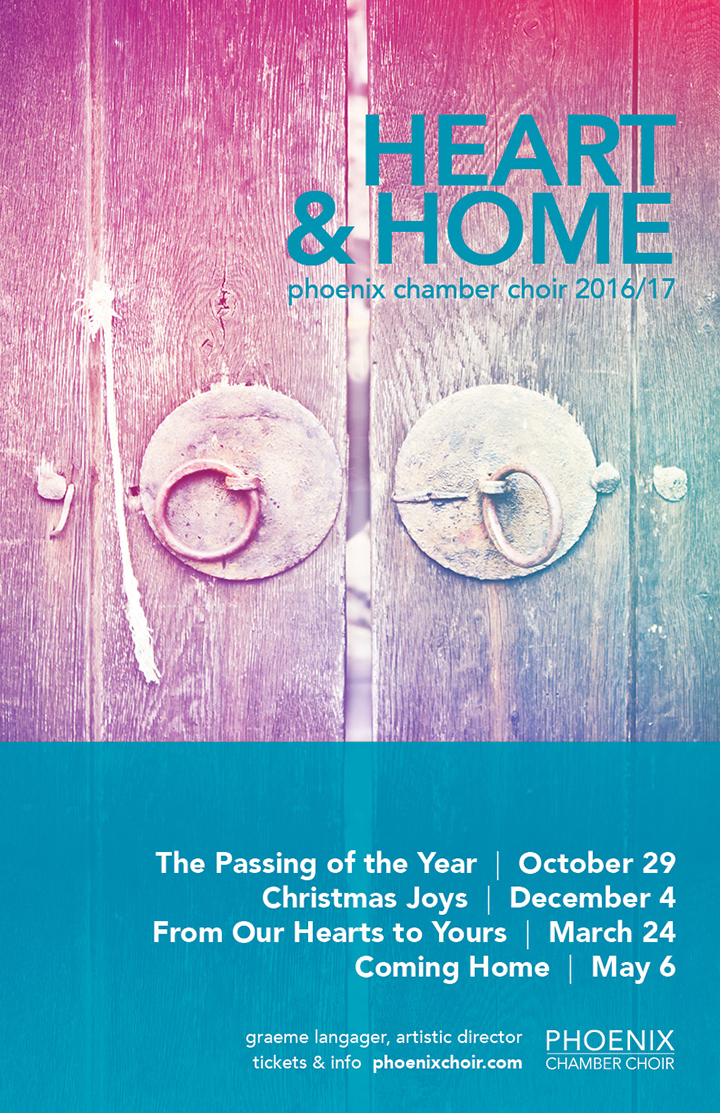 The Passing of the Year: Phoenix Chamber Choir, Jake Runestad, Terence Dawson @ Ryerson United Church - Oct 29, 2016