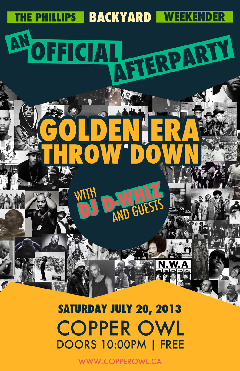 Phillips Backyard Weekender after party!!: Dj D-whiz @ Copper Owl Jul 20 2013 - Jun 8th @ Copper Owl