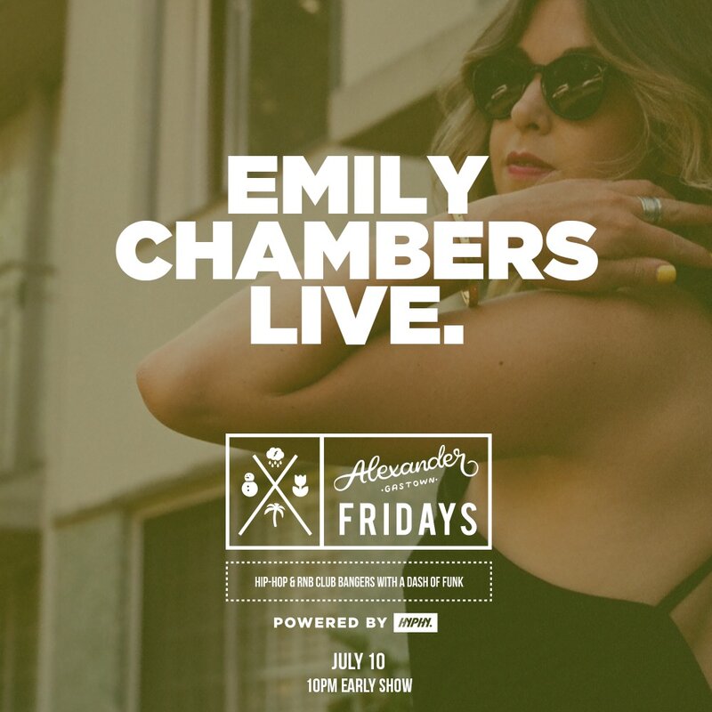 Emily Chambers  @ Alexander Gastown Jul 10 2015 - May 10th @ Alexander Gastown