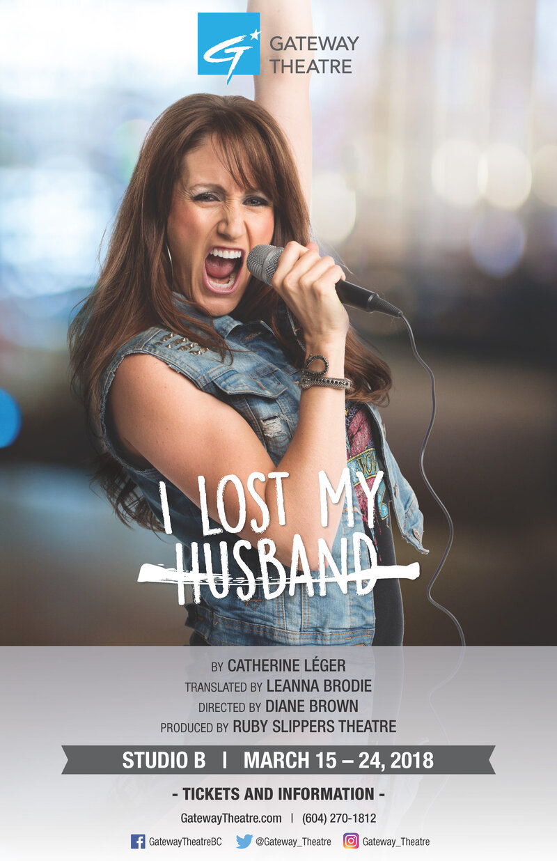 I Lost My Husband ft: Performers TBA @ Gateway Theatre Mar 15 2018 - May 9th @ Gateway Theatre