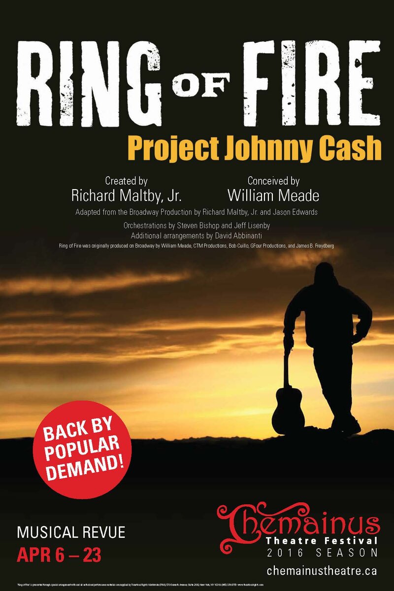 Ring of Fire Project Johnny Cash @ Chemainus Theatre Festival - Apr 06, 2016