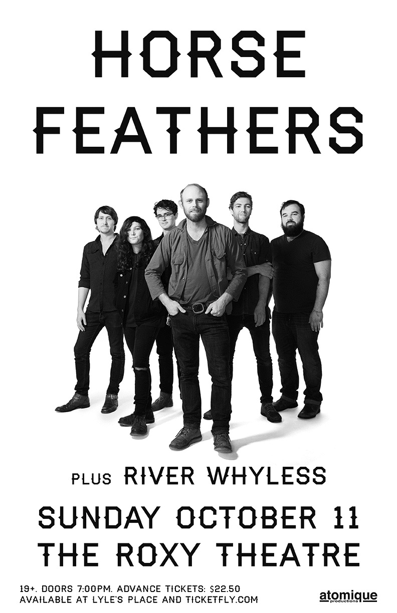 HORSE FEATHERS, River Whyless @ Blue Bridge Repertory Theatre Oct 11 2015 - Jun 12th @ Blue Bridge Repertory Theatre