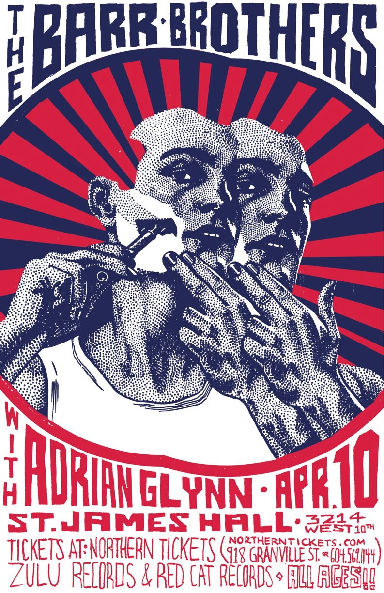 Barr Brothers, Adrian Glynn @ St. James Community Hall Apr 10 2012 - May 9th @ St. James Community Hall