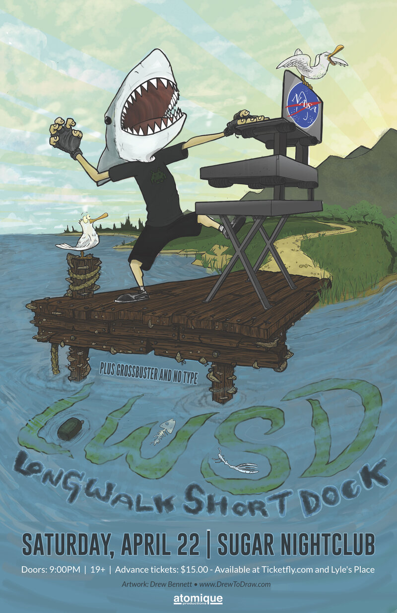 Longwalkshortdock, Grossbuster, No Type @ Capital Ballroom Apr 22 2017 - May 9th @ Capital Ballroom