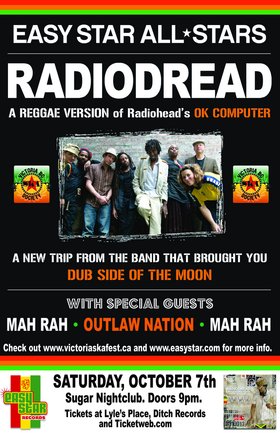 EASY STAR ALL STARS RADIO DREAD TOUR W/ Dub Side of the Moon Selections!: Easy Star All Stars, Mah Rah, Outlaw Nation @ Capital Ballroom Oct 7 2006 - May 2nd @ Capital Ballroom