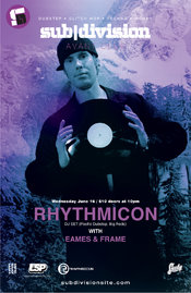 sub|division: Rhythmicon, Eames/Frame @ Lucky Bar Jun 16 2010 - Jun 12th @ Lucky Bar