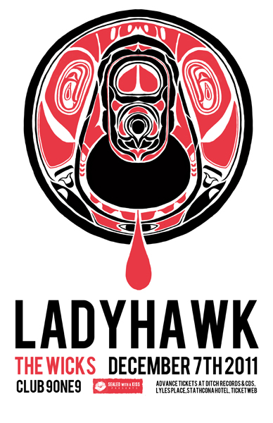 Ladyhawk, the Wicks @ Distrikt Dec 7 2011 - May 6th @ Distrikt