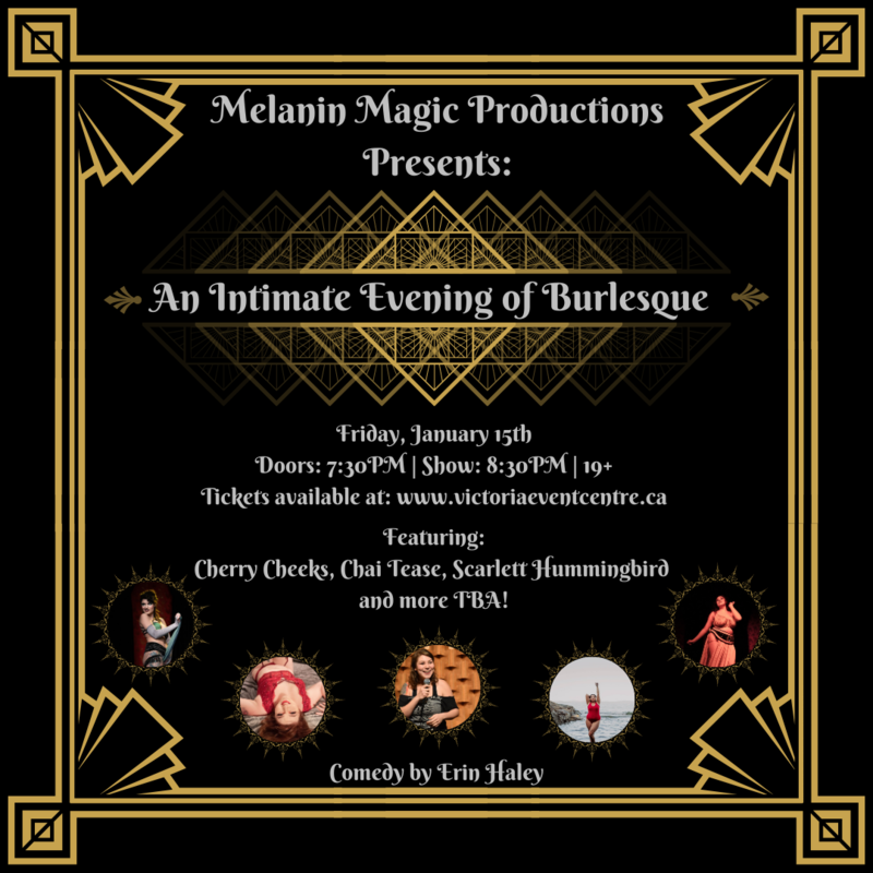 An Intimate Evening of Burlesque @ Victoria Event Centre Jan 15 2021 - Jun 9th @ Victoria Event Centre