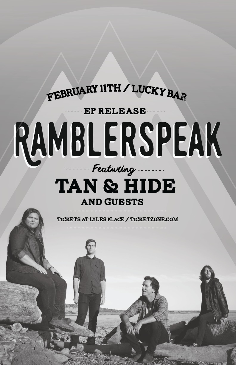 RamberSpeak (EP Release): Ramblerspeak, Tan and Hide @ Lucky Bar Feb 11 2017 - May 6th @ Lucky Bar