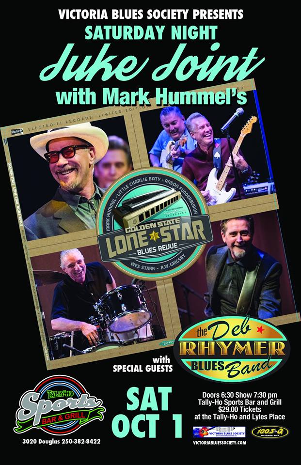 Mark Hummel's Golden State/Lone Star Blues Revue @ Tally Ho Sports Bar and Grill Oct 1 2016 - May 6th @ Tally Ho Sports Bar and Grill