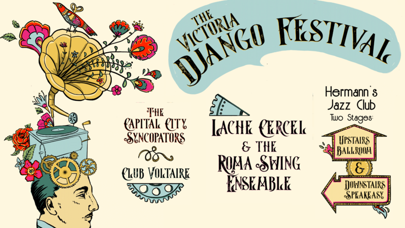 The Victoria Django Festival - May 5th @ Hermann's Jazz Club