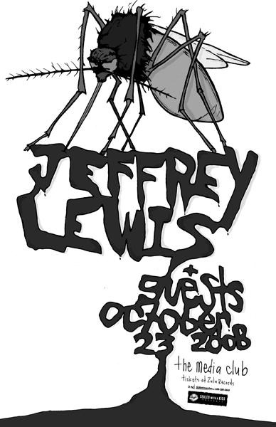 Jeffrey Lewis, Hermetic @ The Media Club - Oct 23, 2008