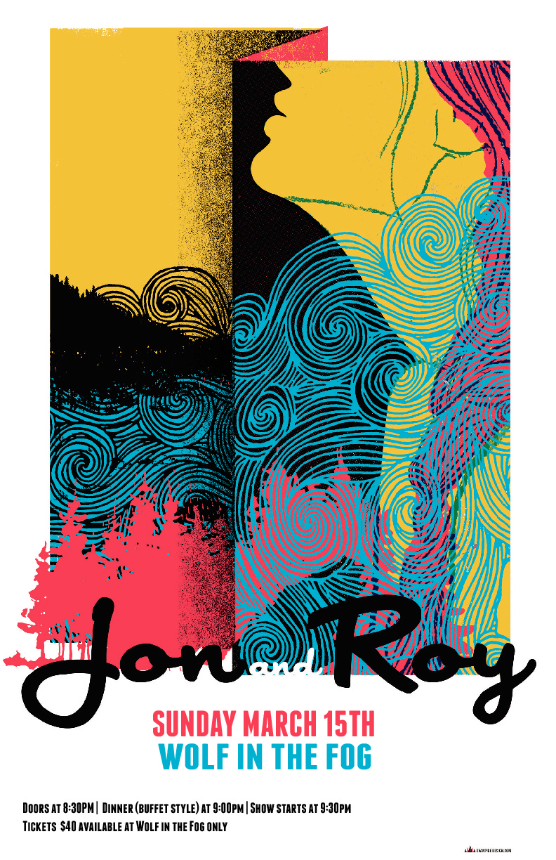 Jon and Roy @ Wolf in the Fog Mar 15 2015 - Jun 18th @ Wolf in the Fog