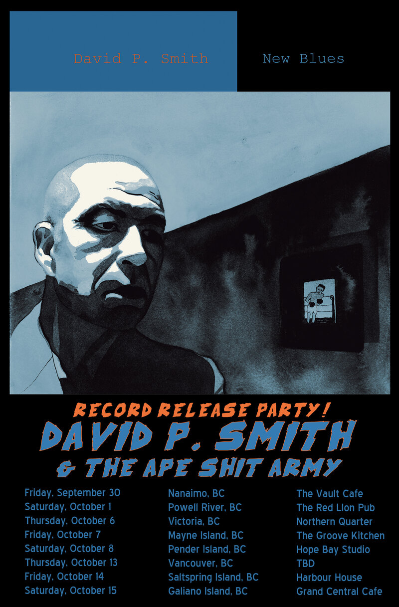 DAVID P. SMITH NEW BLUES RECORD RELEASE PARTY: David P. Smith @ Northern Quarter Oct 6 2016 - May 5th @ Northern Quarter