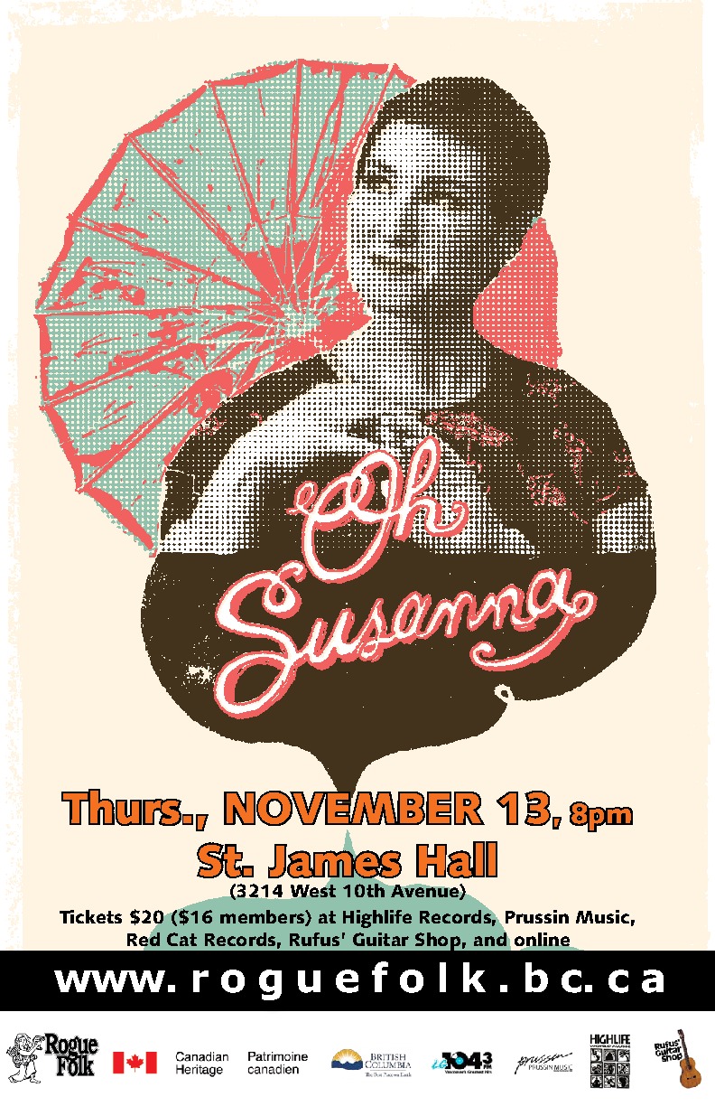 Suzie Ungerleider @ St. James Community Hall Nov 13 2014 - May 6th @ St. James Community Hall