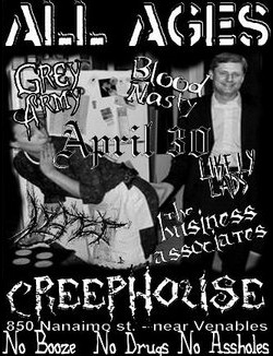 The Likely Rads, Blood Nasty, the Grey Army, T_B_A @ Creephouse Apr 30 2006 - May 6th @ Creephouse