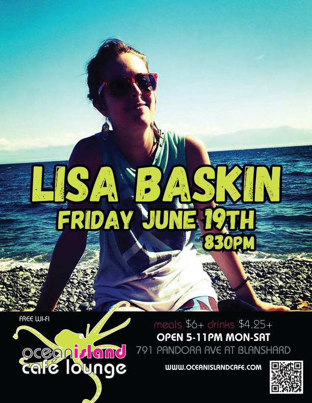 Lisa Baskin: Lisa Baskin @ Ocean Island Lounge Jun 19 2015 - Jun 11th @ Ocean Island Lounge