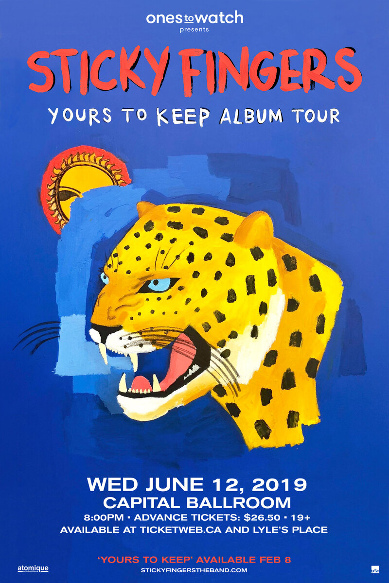 CANCELLED: STICKY FINGERS, Plus Guests @ Capital Ballroom Jun 12 2019 - May 6th @ Capital Ballroom