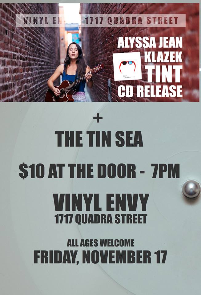 Alyssa Jean Klazek, The Tin Sea, Julio Lopezhiler @ Vinyl Envy Nov 17 2017 - Jun 11th @ Vinyl Envy