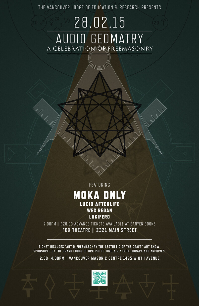 AUDIO GEOMETRY: Moka Only, Lucid AfterLife, Wes Regan, Lukifero @ Fox Theatre Feb 28 2015 - May 16th @ Fox Theatre