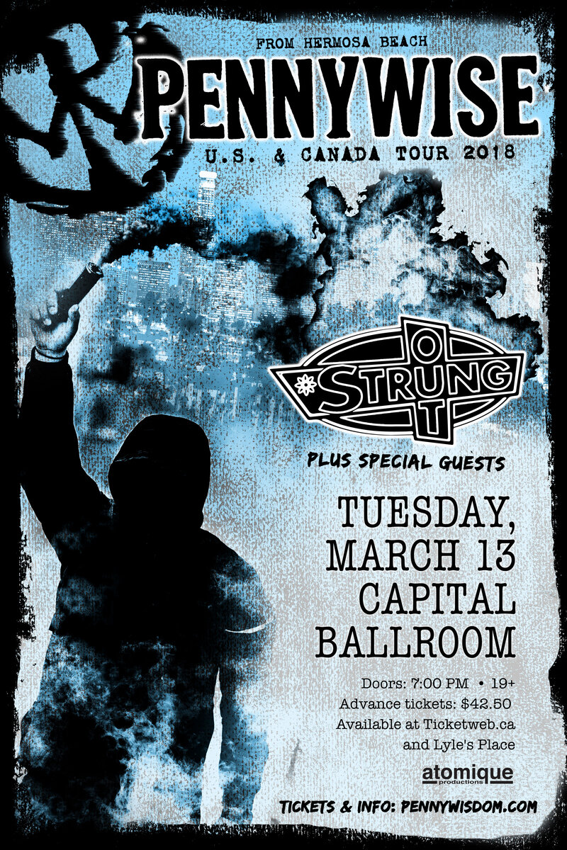 Pennywise, Strung Out @ Capital Ballroom Mar 13 2018 - May 6th @ Capital Ballroom