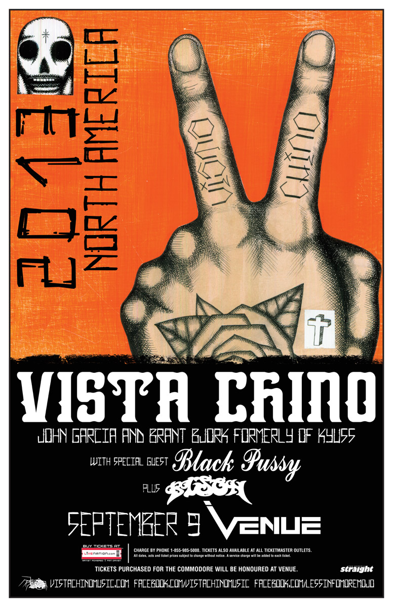 Vista Chino, Black Pussy, Bison @ Venue Sep 9 2013 - May 12th @ Venue