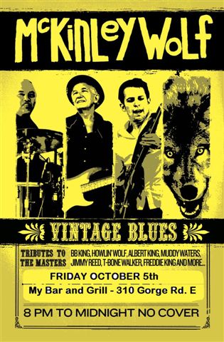 McKinley Wolf @ My Bar and Grill Oct 5 2012 - Jun 13th @ My Bar and Grill